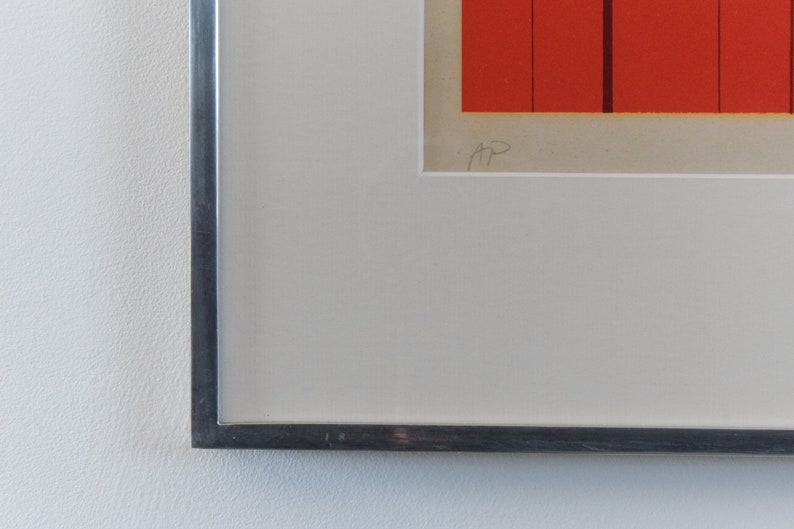 Vintage Original Screen Print Artist Proof by Jeffery Edwards Etsy UK