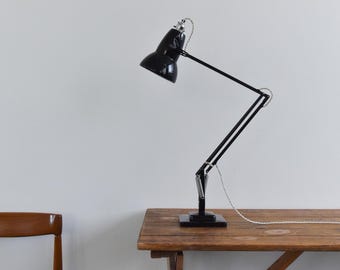 Vintage Black Herbert Terry & Sons Anglepoise Lamp Model No. 1227