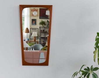 Vintage Danish Teak Mirror