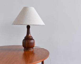 Vintage Multi Tone Wooden Table Lamp Base