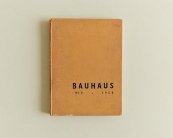 Vintage Book - Bauhaus 1919-1928 by Herbert Bayer, Walter Gropius, Ise Gropius 1939