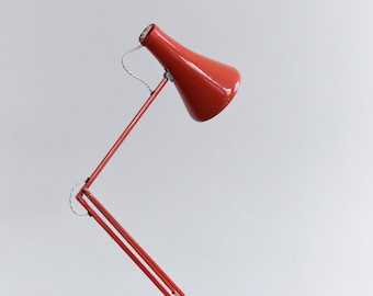 Vintage Red Anglepoise Lamp Model 75 by Herbert Terry & Sons