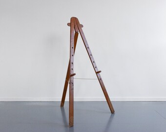 Vintage Folding Wooden Artist Easel