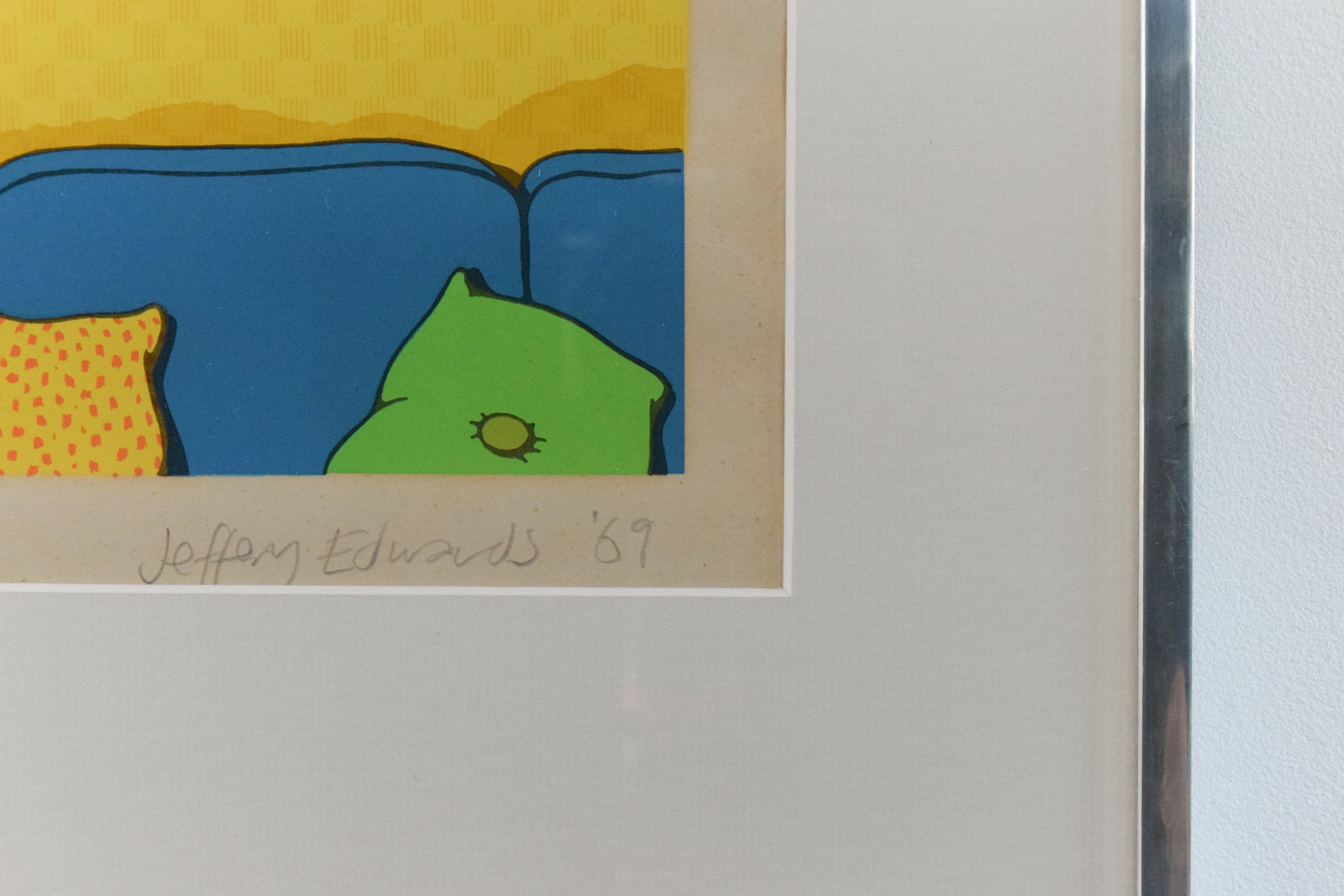 Vintage Original Screen Print Artist Proof by Jeffery Edwards Etsy UK