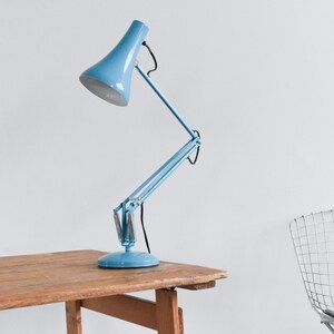 Vintage Blue Anglepoise Apex 90 Lamp by Herbert Terry & Sons