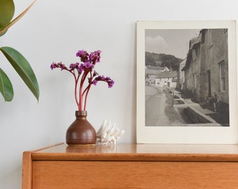 Vintage Original Photograph of an English Village Street by Photographer Ian Reeves