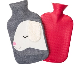 Cover hot water bottle sheep