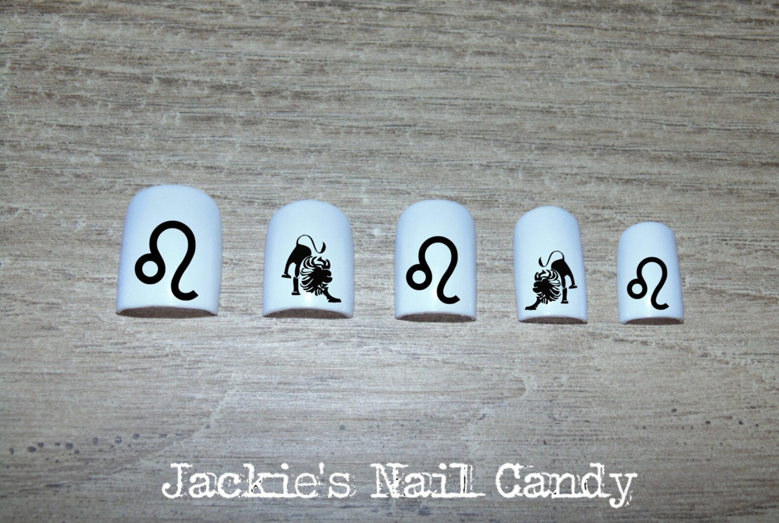Leo nails Zodiac Sign Astrology Nail Decals Leo Nails Lion Etsy