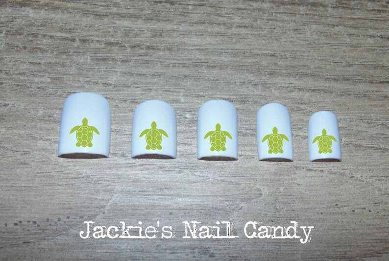 Turtle Nails Choose Your Color Sea Turtle Ocean Marine Etsy Turtle Nails Choose Your Color Sea Turtle Ocean Marine Etsy