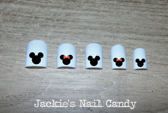 Mickey Mouse And Minnie Mouse Head Nail Decals Disney Nail Etsy image 0 - Mickey Mouse And Minnie Mouse Head Nail Decals Disney Nail Etsy