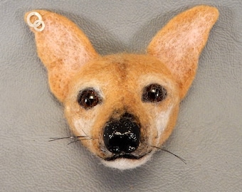 Pinscher pin needle felted brooch custom dog brooch needle felt dog pin custom felted pet portrait from photo dog lover gift pet loss gift