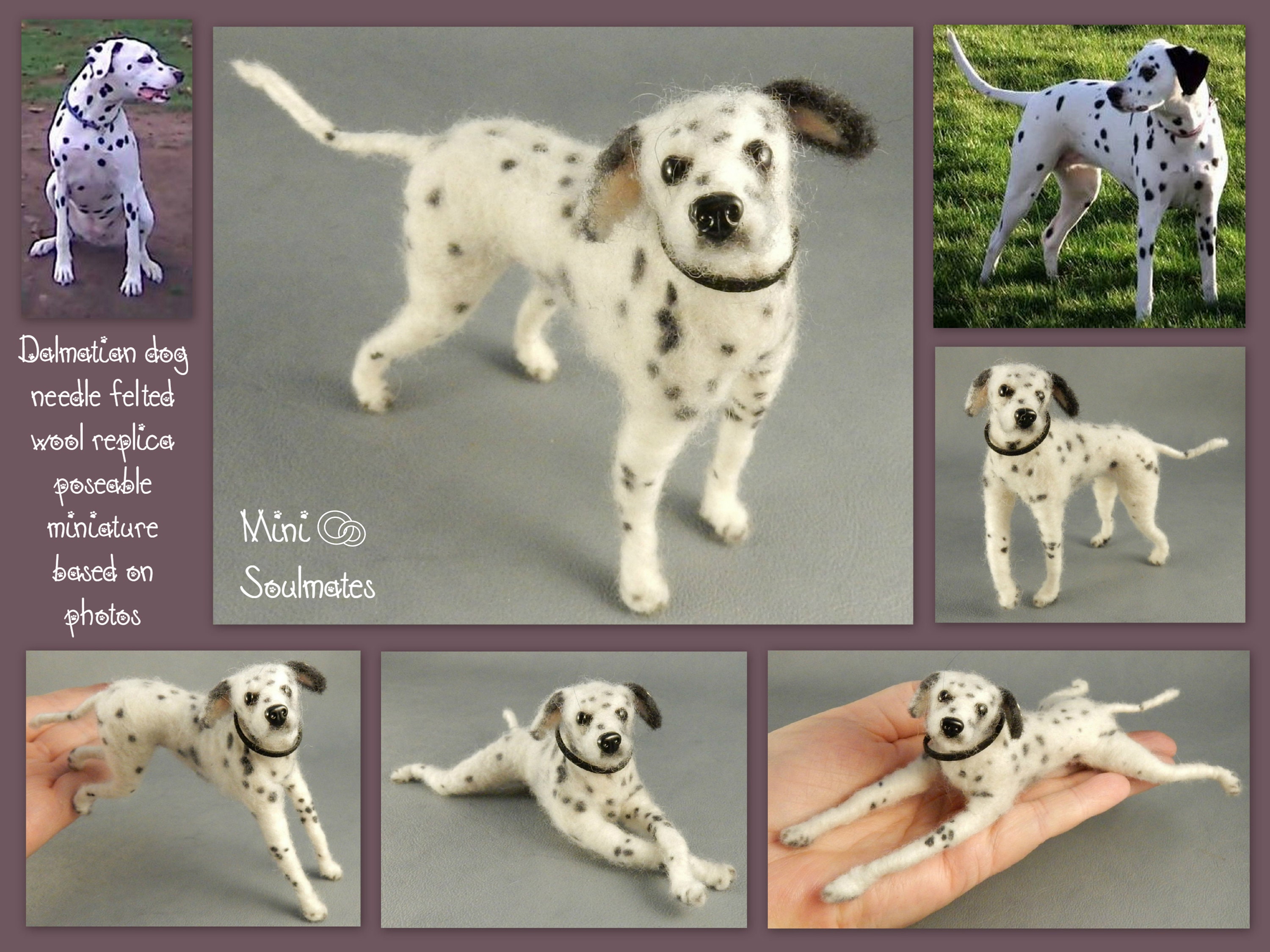 Dalmatian Dog handpainted 18 mesh Needlepoint Canvas Ornament ~ Needle  Crossings