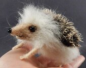 Woolen Hedgehog Miniature: Flexible Replica from Photos - Custom Animal Art Deco