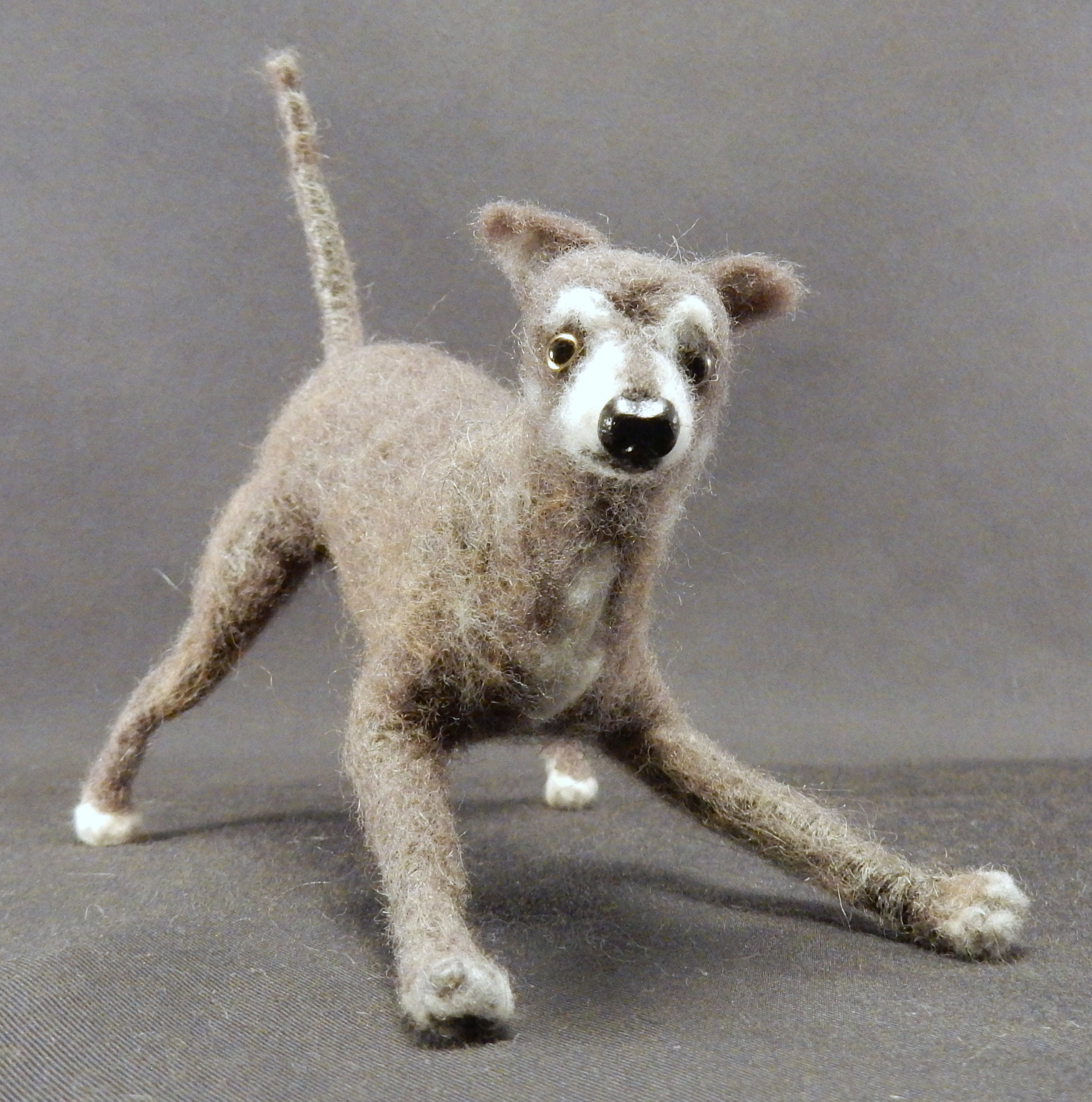 Windspiel nadelgefilzter Hund Nachbildung Italien Greyhound Etsy