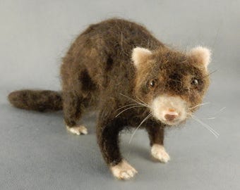 Aangepaste fretreplica van foto's: naaldvilt miniatuur, flexibel beeldhouwwerk