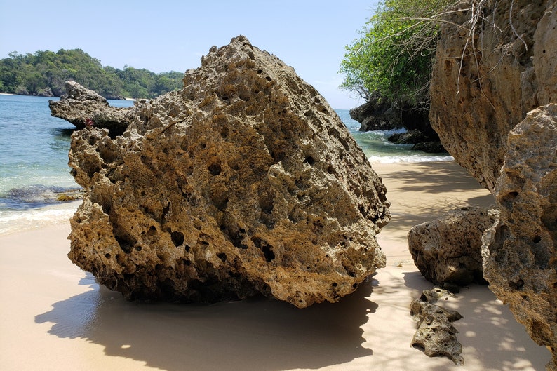 Digital download photography, Pantai Tiga Warna Three-Color Beach, tropical beach in Malang Indonesia, beach 2 image 2