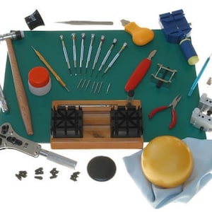 29 Piece Comprehensive Watch Tool Kit for Luxury Swiss Watches - Every Collector should own this