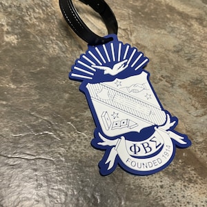 Phi Beta Sigma Luggage Tag