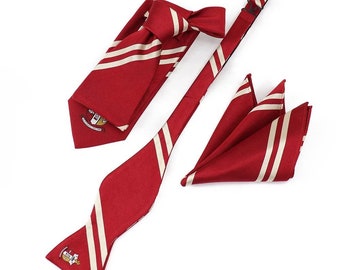 Kappa Alpha Psi Silk Tie set -crimson