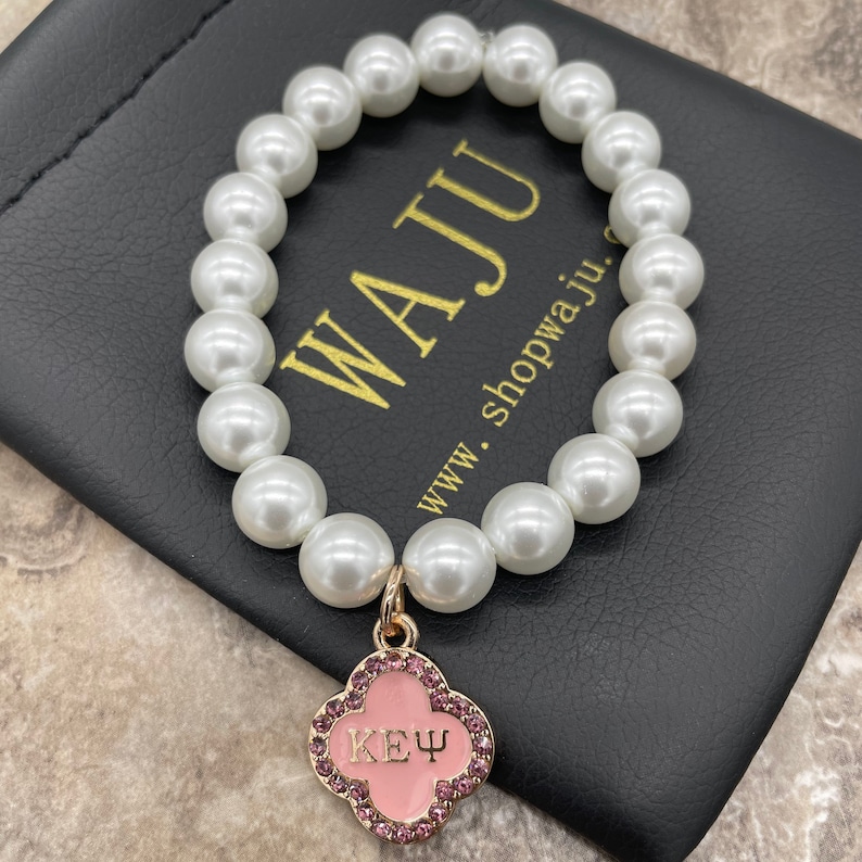 Kappa Epsilon Psi Pearl Bracelet