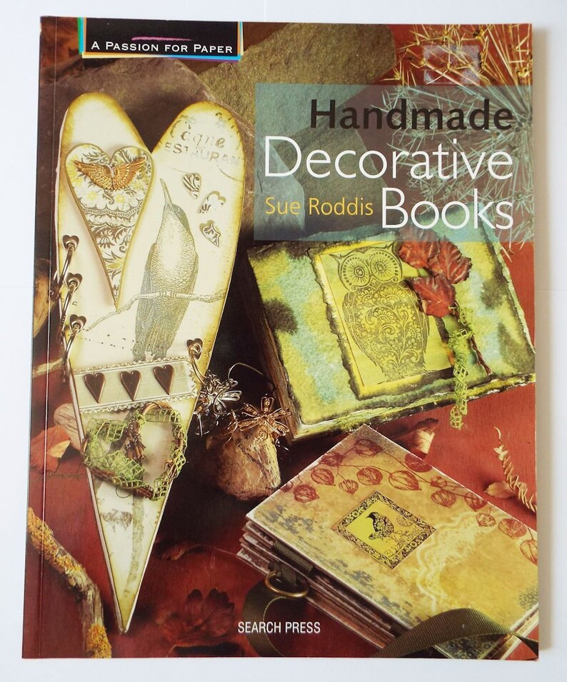 Handmade Decorative Books By Sue Roddis Etsy