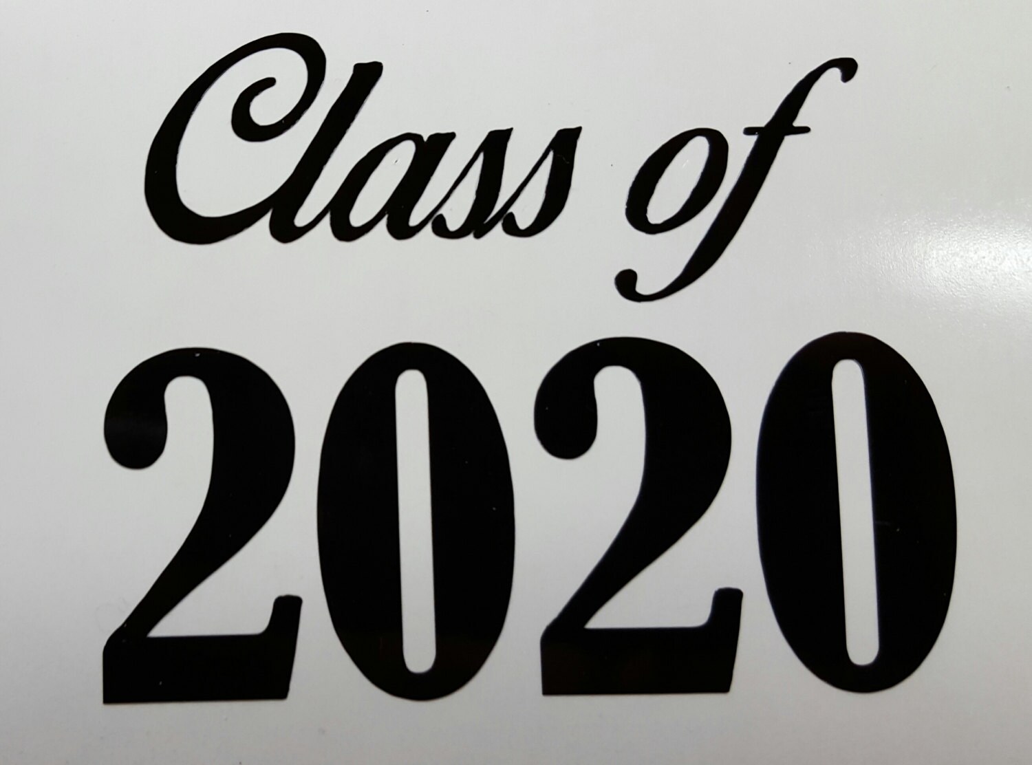 CLASS OF 2020 Decal / Sticker 5 any color SENIOR Etsy