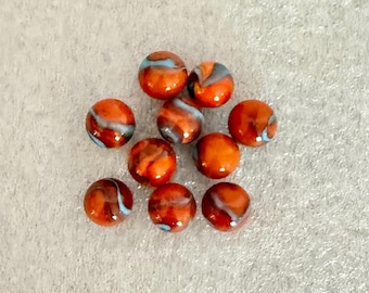 Ten Vintage Vacor Serpent Marbles