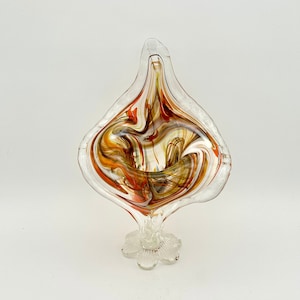Sale:Rossi Art Glass Jack In The Pulpit Vase