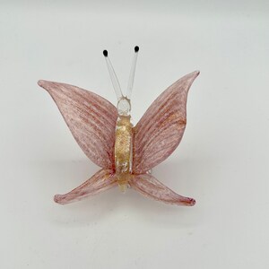 GlassOfVenice Murano Glass Millefiori Butterfly Pendant - Handmade Italian Glass Jewelry With Crystal - View #9