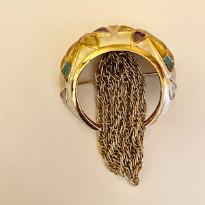 Sale: Vintage Hobe Tasselled Brooch/Pendant