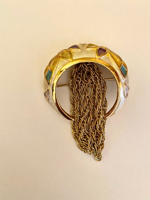 Sale: Vintage Hobe Tasselled Brooch/Pendant