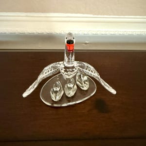 Swarovski Swan Family Crystal Figurine