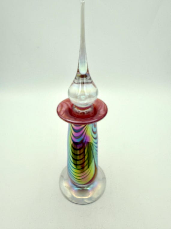 Stuart Abelman Pulled Feather Perfume Bottle - image 4