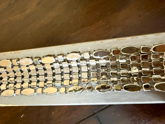 Weiss Clear Rhinestone Bracelet - image 7