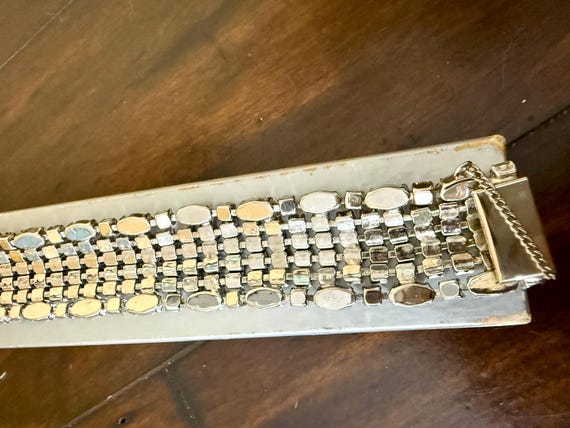 Weiss Clear Rhinestone Bracelet - image 6