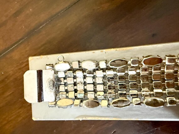 Weiss Clear Rhinestone Bracelet - image 8
