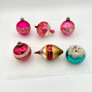 Vintage Glass Christmas Ornaments