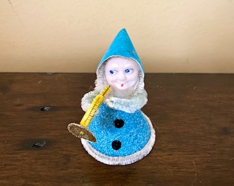 Vintage Spun Cotton Musical Elf