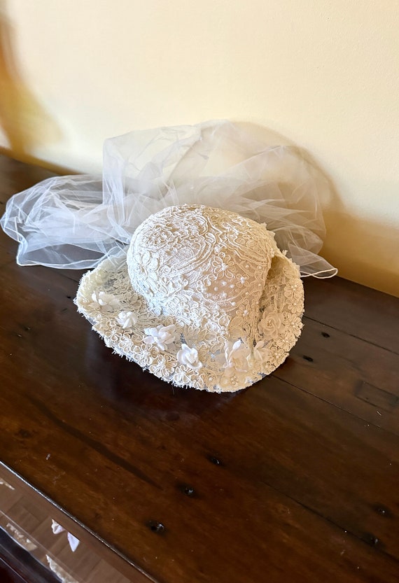 Vintage Lace Bridal Hat
