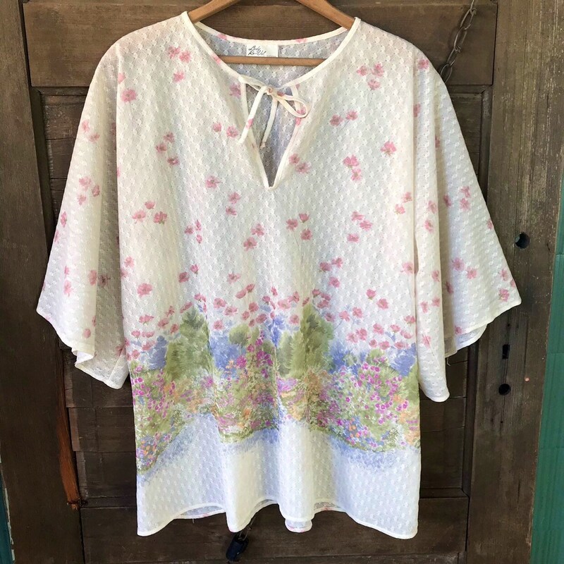 Sheer Bell Sleeves Top