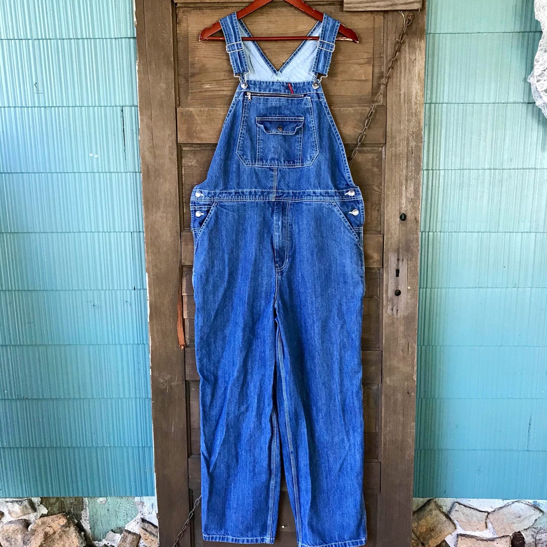 90’s vintage denim coverall Vintage 90s Coveralls, 90s Farm Wear Coveralls, 80s