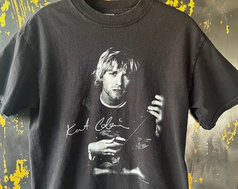  Cobain 2000s tシャツ Vintage 2000s Kurt Cobain '1967-1994' T-Shirt – Sabbatical