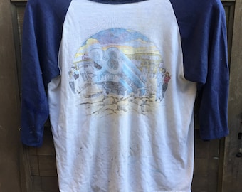 Vintage 1984 38 Special Tour De Force Raglan Concert Shirt Black