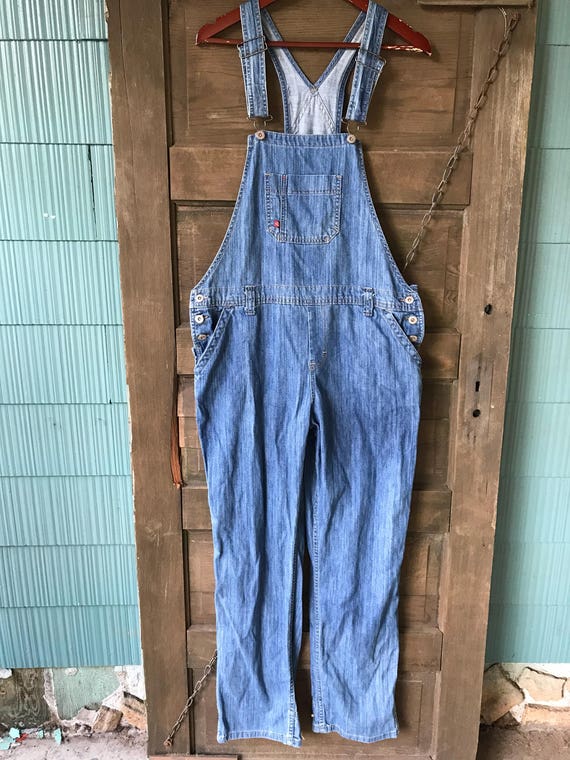 Vintage 90's Blue Denim Carpenter Overalls by Dick