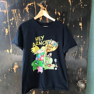 Vintage 90’s Hey Arnold Rocco’s Modern Life Mashup Tshirt Size Men’s Large