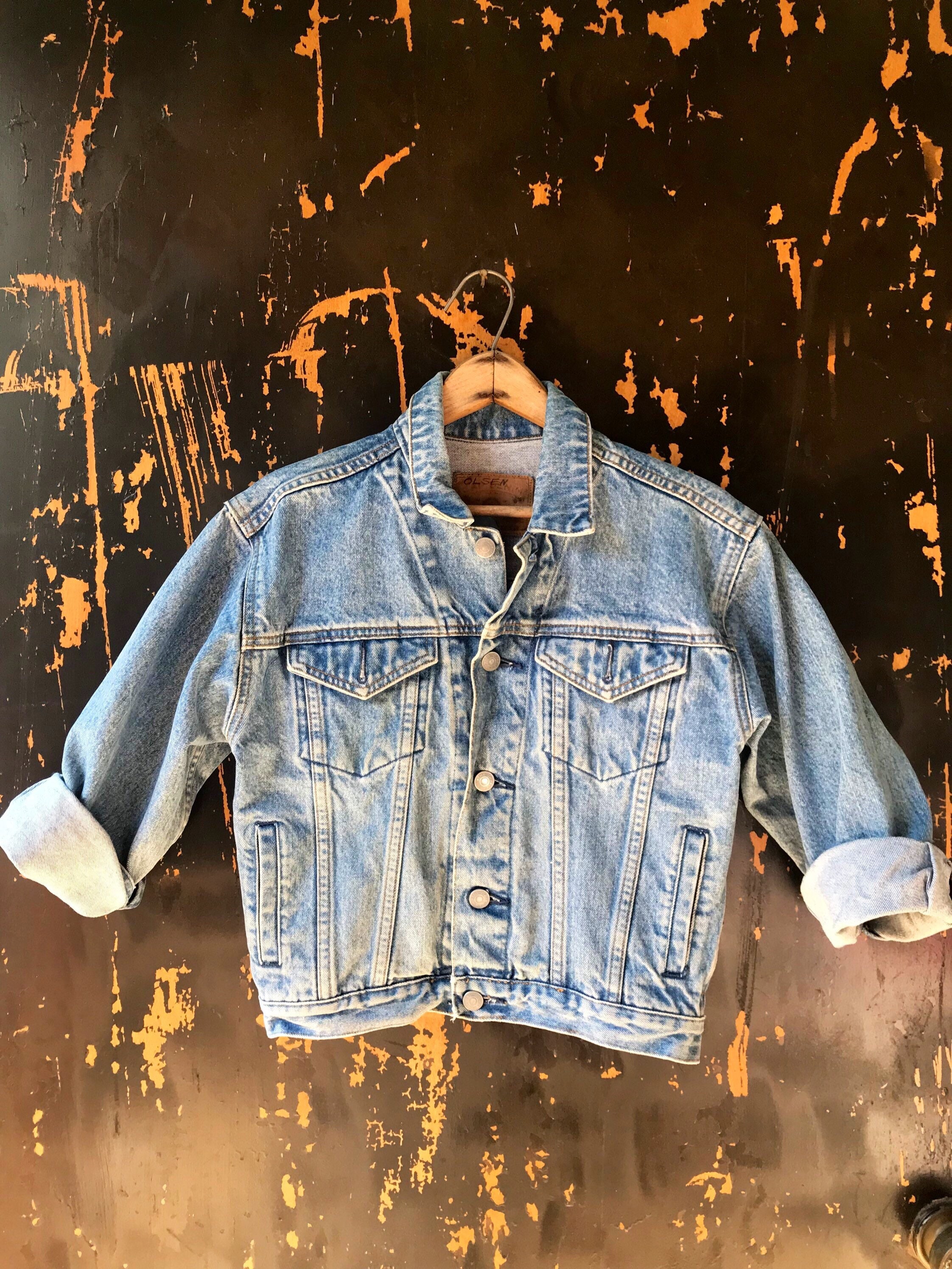 Vintage 90's Light Blue Denim Jacket Extra Small Fit by GAP
