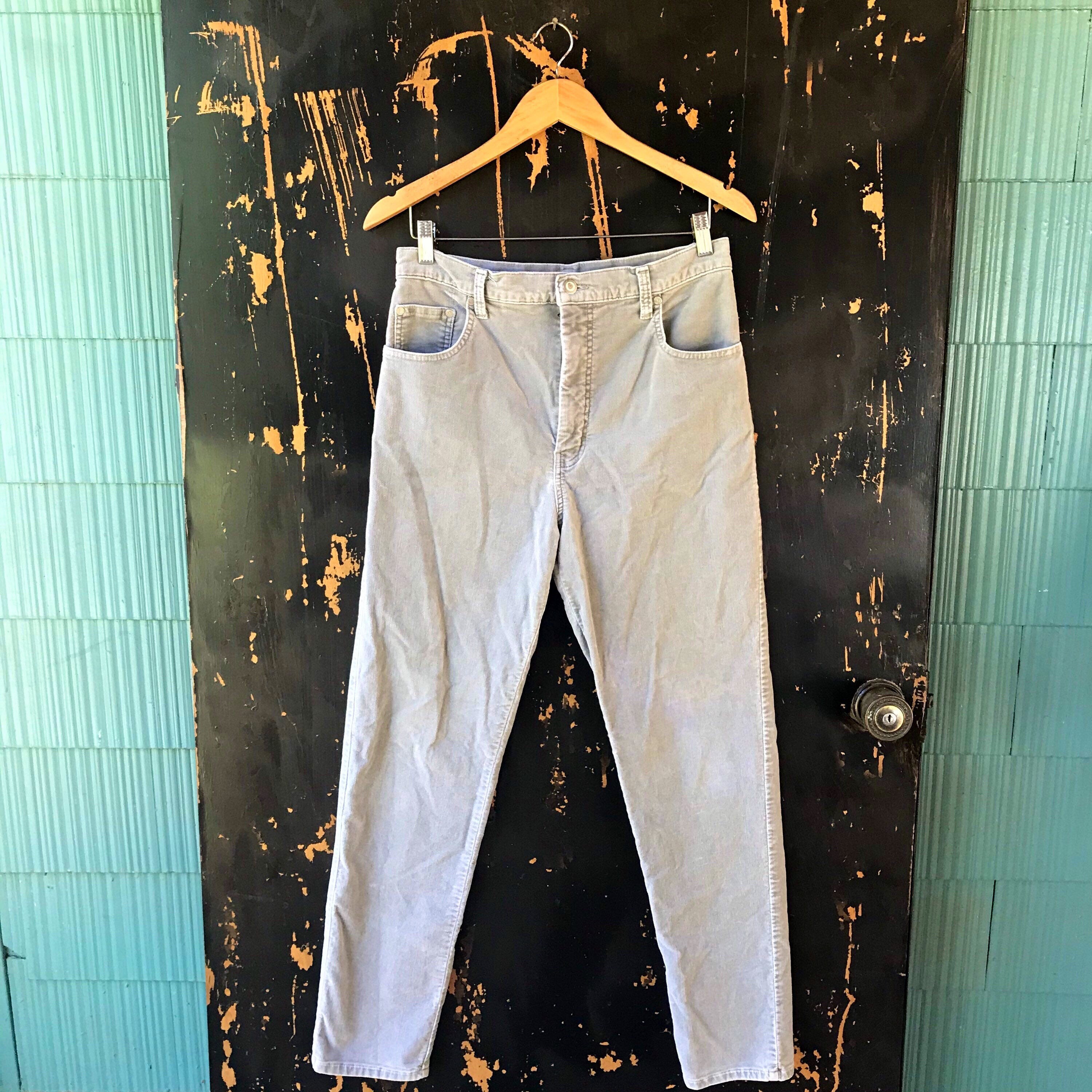 Vintage 80's/90's Silver Velour High Waisted Mom Jeans Pants