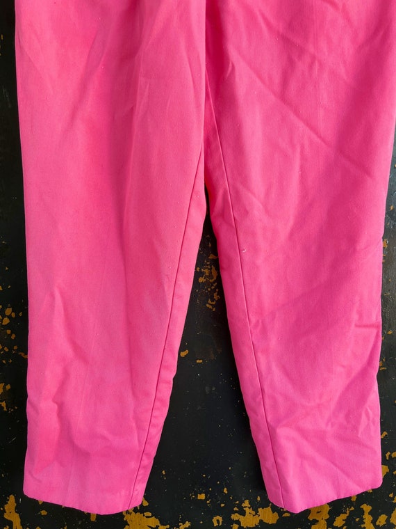 Vintage 80's/90’s Pink High Waisted Trousers by C… - image 8