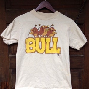 Vintage 70&#39;s Bull Tshirt Size medium