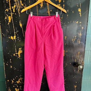 Vintage 80&#39;s/90’s Pink High Waisted Trousers by Chadwick’s Size 4 petite